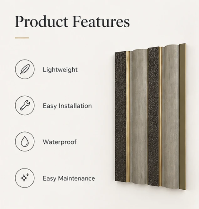 3D Textured PS Wall Panel factory