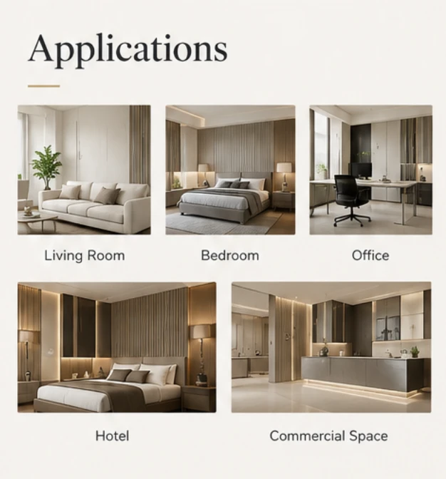 3D Textured PS Wall Panel high quality
