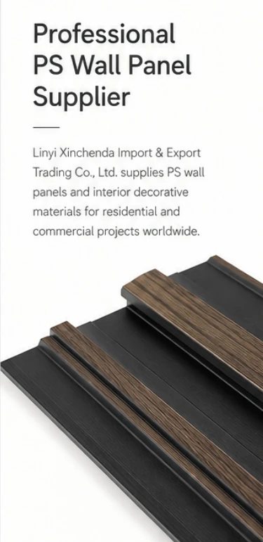 Elegant PS Wall Panel Modern Decorative Wall Cladding For Interior Spaces suppliers