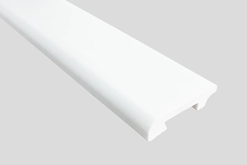 High-Quality PS Skirting Board White Finish factory